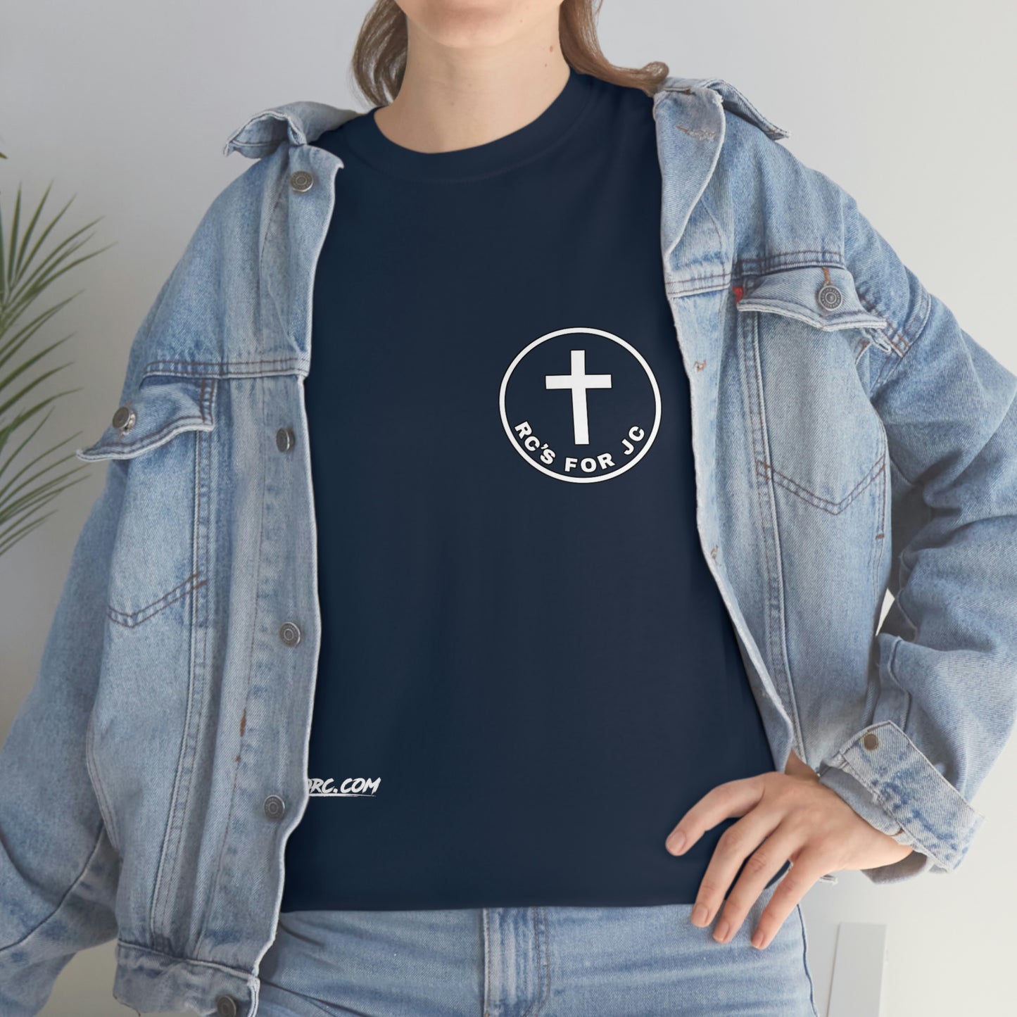RCSFORJC White Logo Front Back T-Shirt 10 colors S-5x
