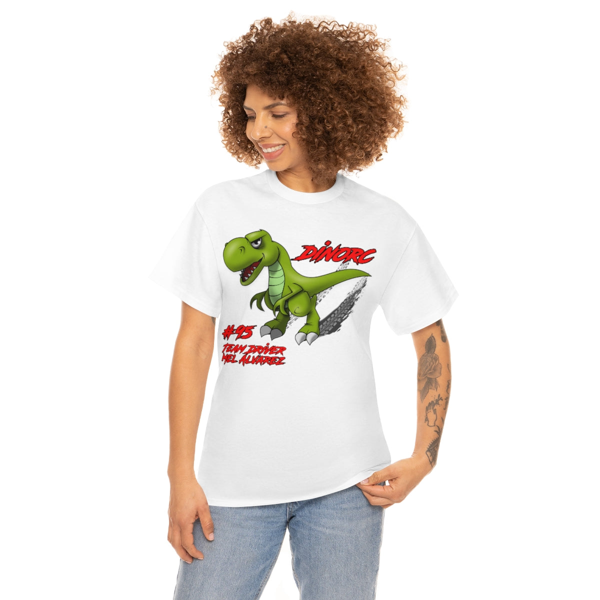 Team Driver Mel Alvarez DinoRc Logo T-Shirt S-5x