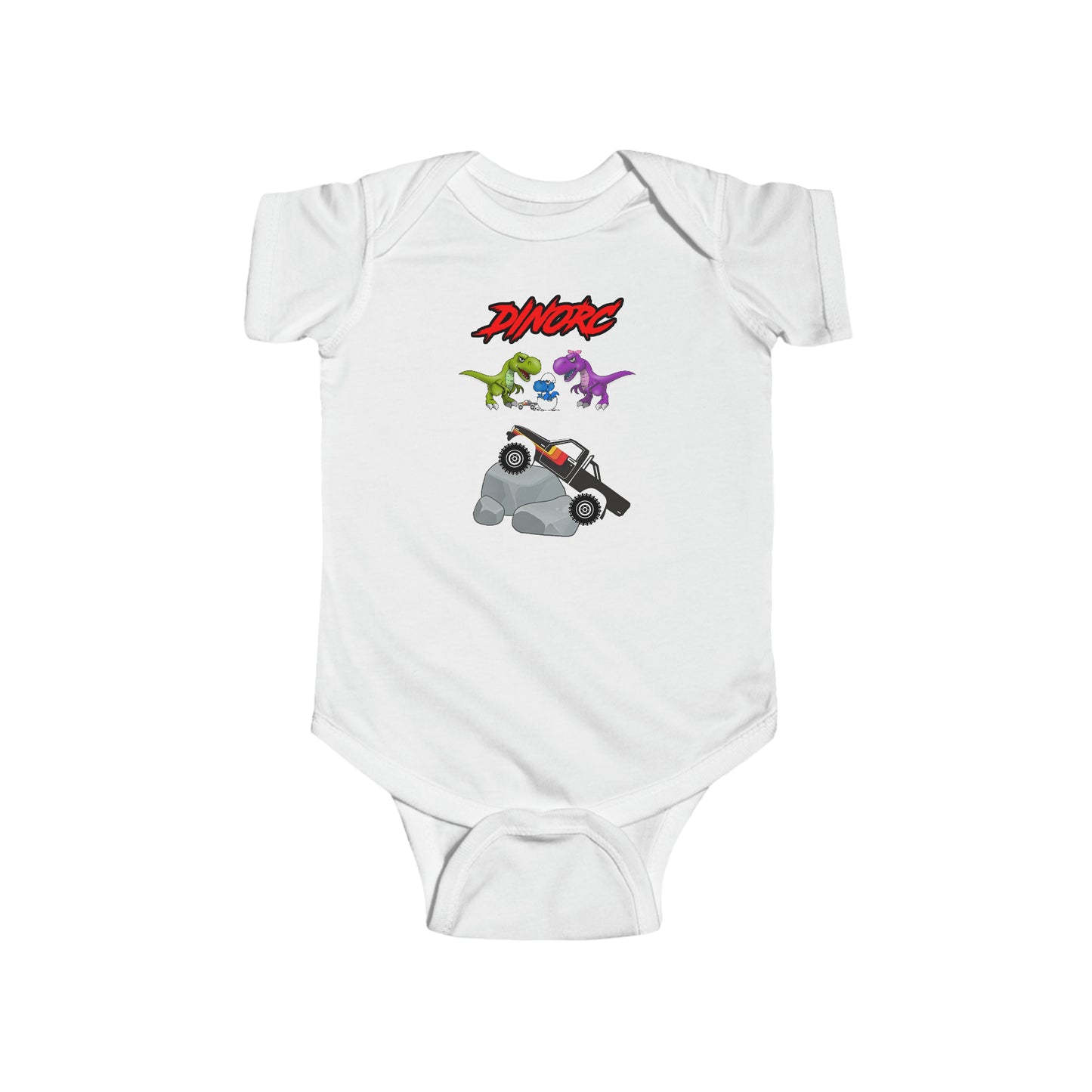 DinoRC Infant Fine Jersey Bodysuit