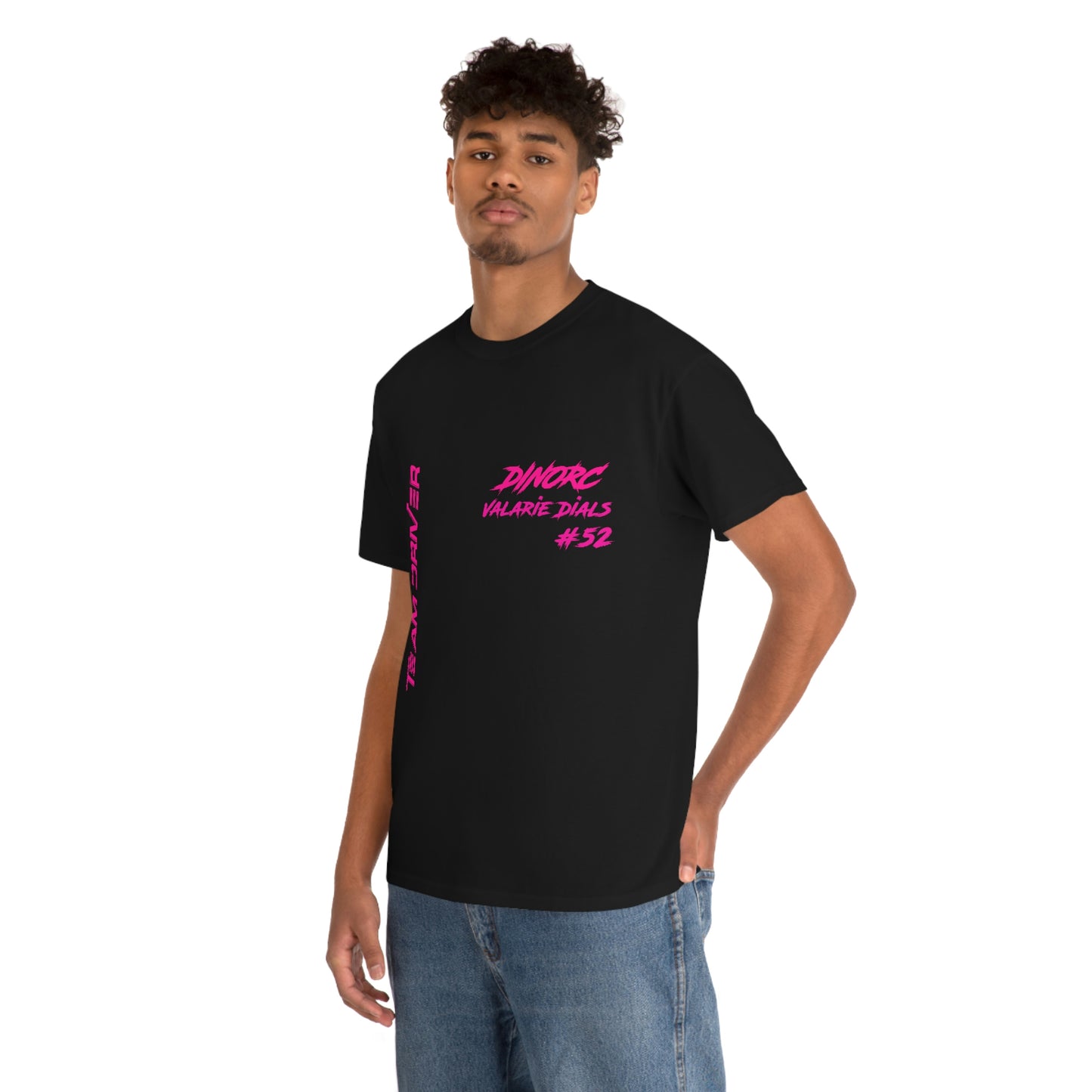 Team Driver Valarie Dials Dino's Divas Front and Back DinoRc Logo T-Shirt S-5x 5 colors