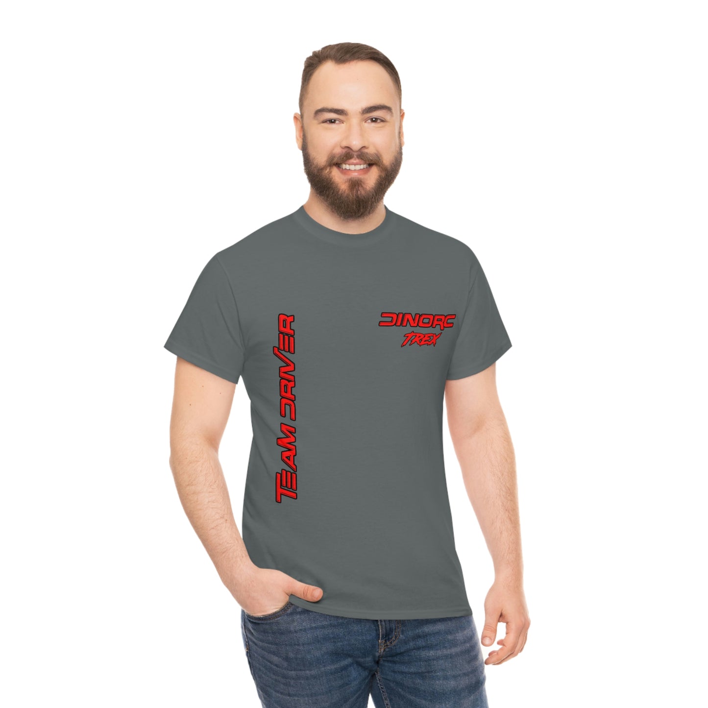 Team Driver Anthony Johnson (TRex) Front and Back DinoRc Logo T-Shirt S-5x 5 colors