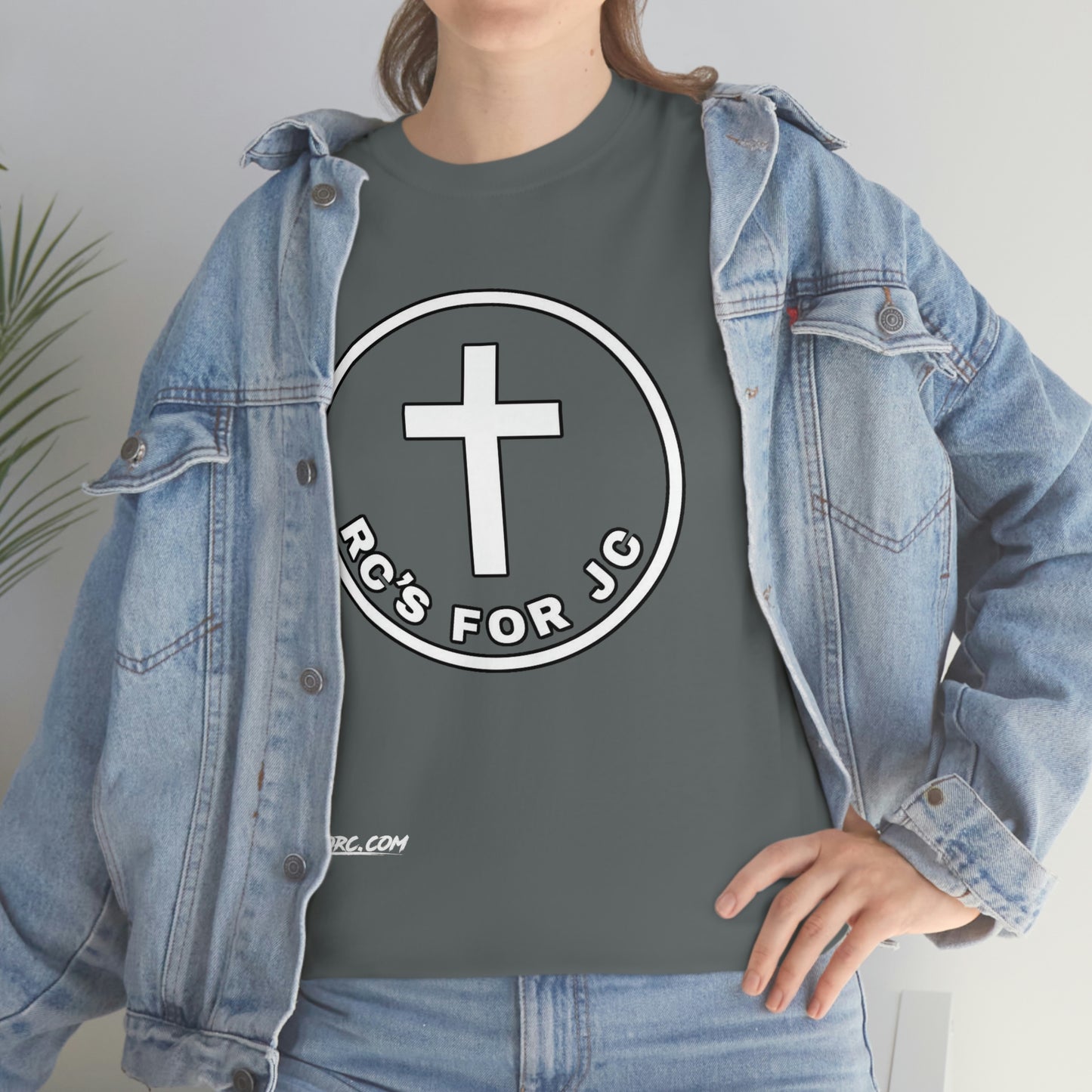 RCSFORJC White Logo 10 color Front only T-Shirt 10 colors S-5x