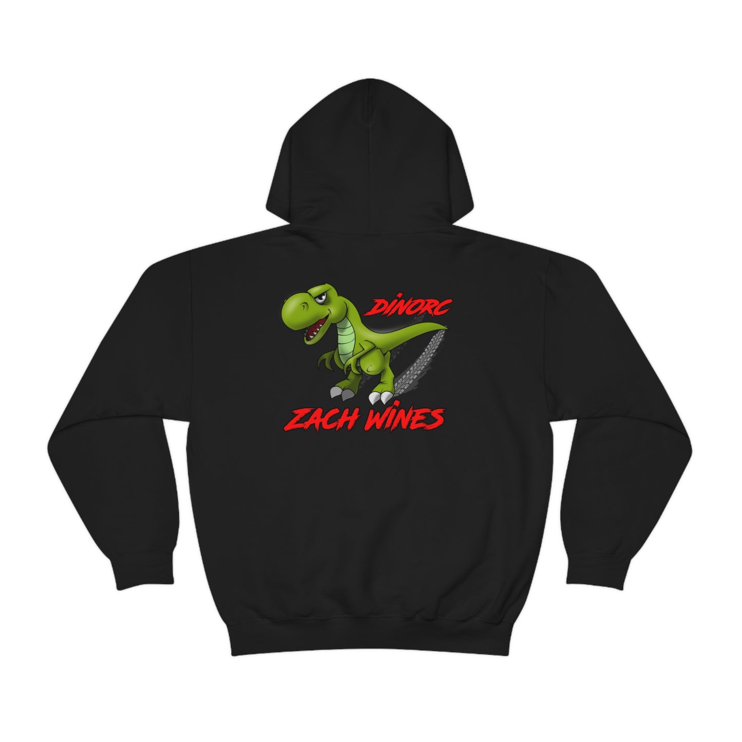 Team Driver Zach Wines DinoRC Logo Hooded Sweatshirt Heavy Blend™ Hooded Sweatshirt