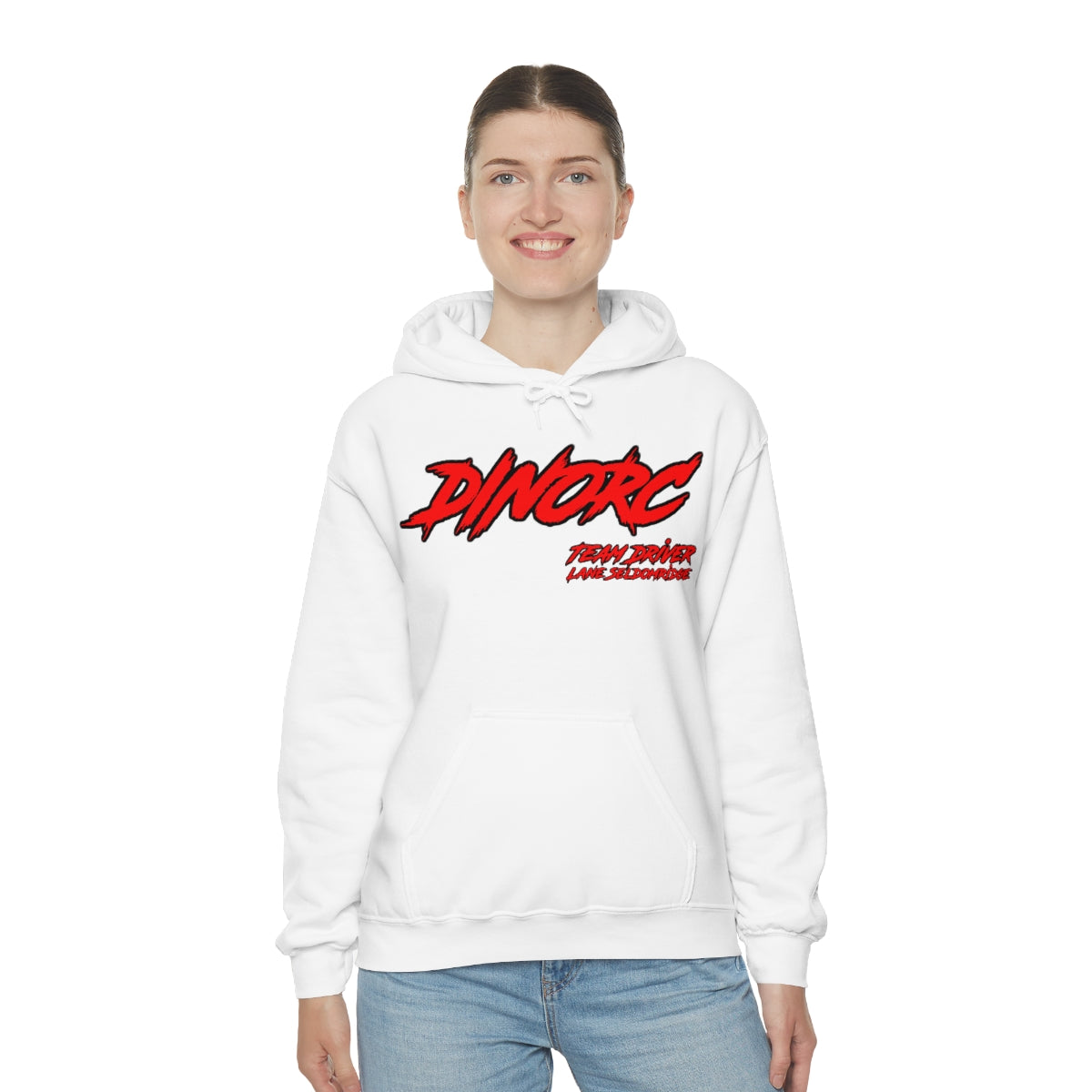 Tean Driver Lane Seldomridge DinoRC Logo Hooded Sweatshirt Heavy Blend™ Hooded Sweatshirt
