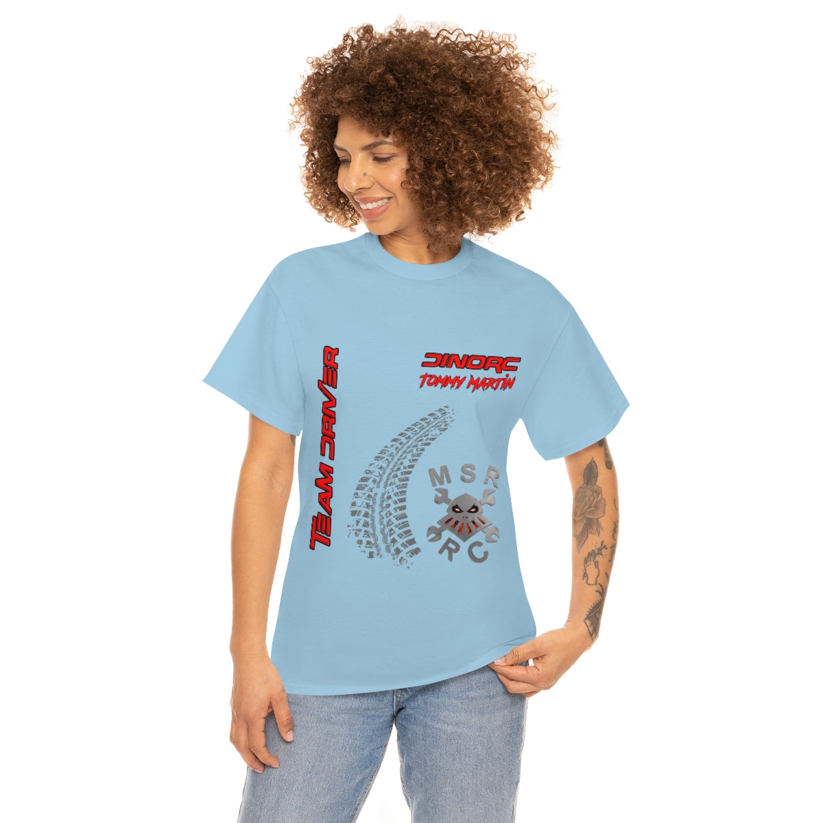 Team Driver Tommy Martin MSR RC Front and Back DinoRc Logo T-Shirt S-5x 5 colors
