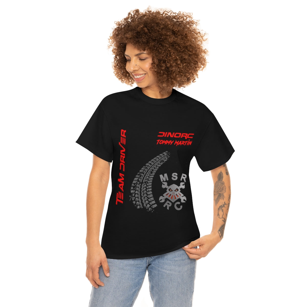 Team Driver Tommy Martin MSR RC Front and Back DinoRc Logo T-Shirt S-5x 5 colors