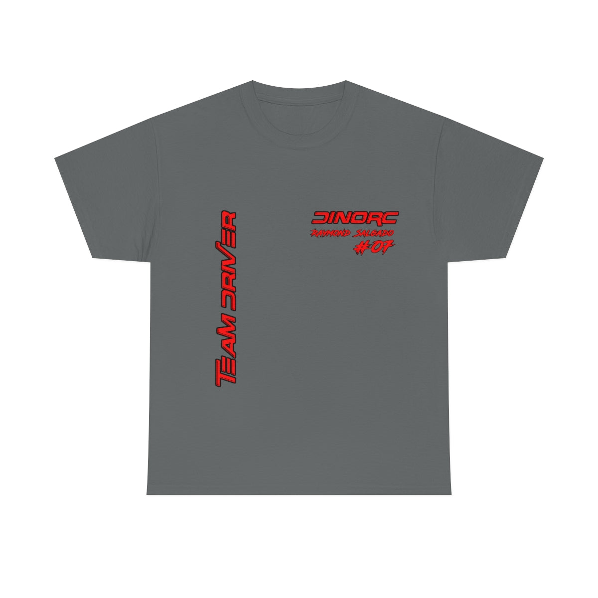 Team Driver Raymond Salgado Front and Back DinoRc Logo T-Shirt S-5x 5 colors