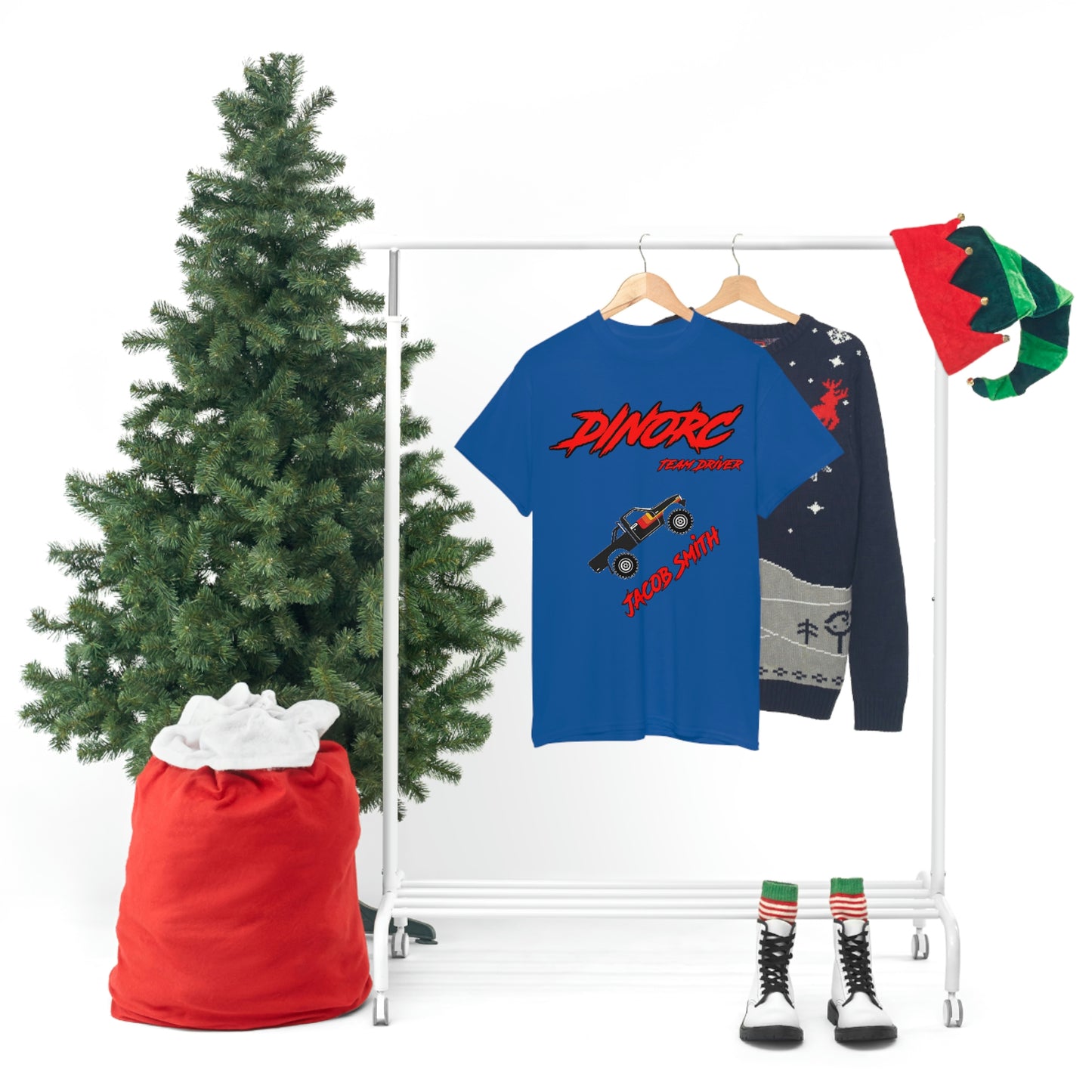 Team Driver Jacob Smith truck logo Front and Back DinoRc Logo T-Shirt S-5x 5 colors
