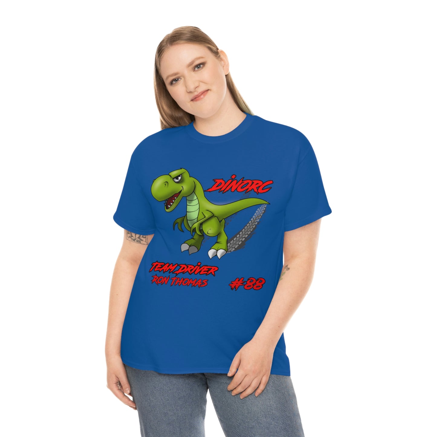 Team Driver Ron Thomas and 30' Ford Coupe Front and Back DinoRc Logo T-Shirt S-5x 5 colors