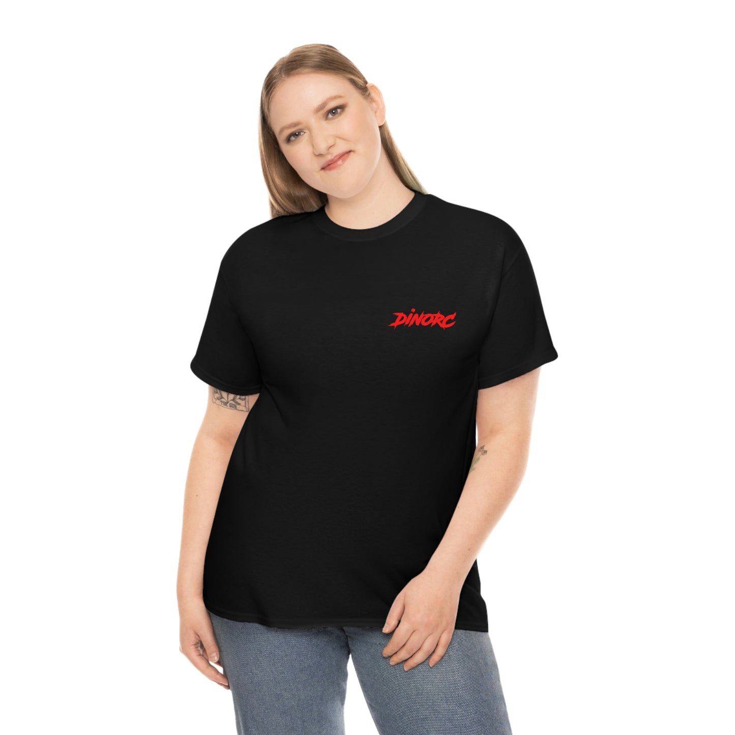 Low N Slow Front Back DinoRc Logo T-Shirt S-5x Black or Blue