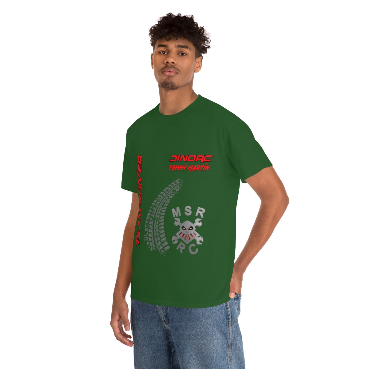 Team Driver Tommy Martin MSR RC Front and Back DinoRc Logo T-Shirt S-5x 5 colors