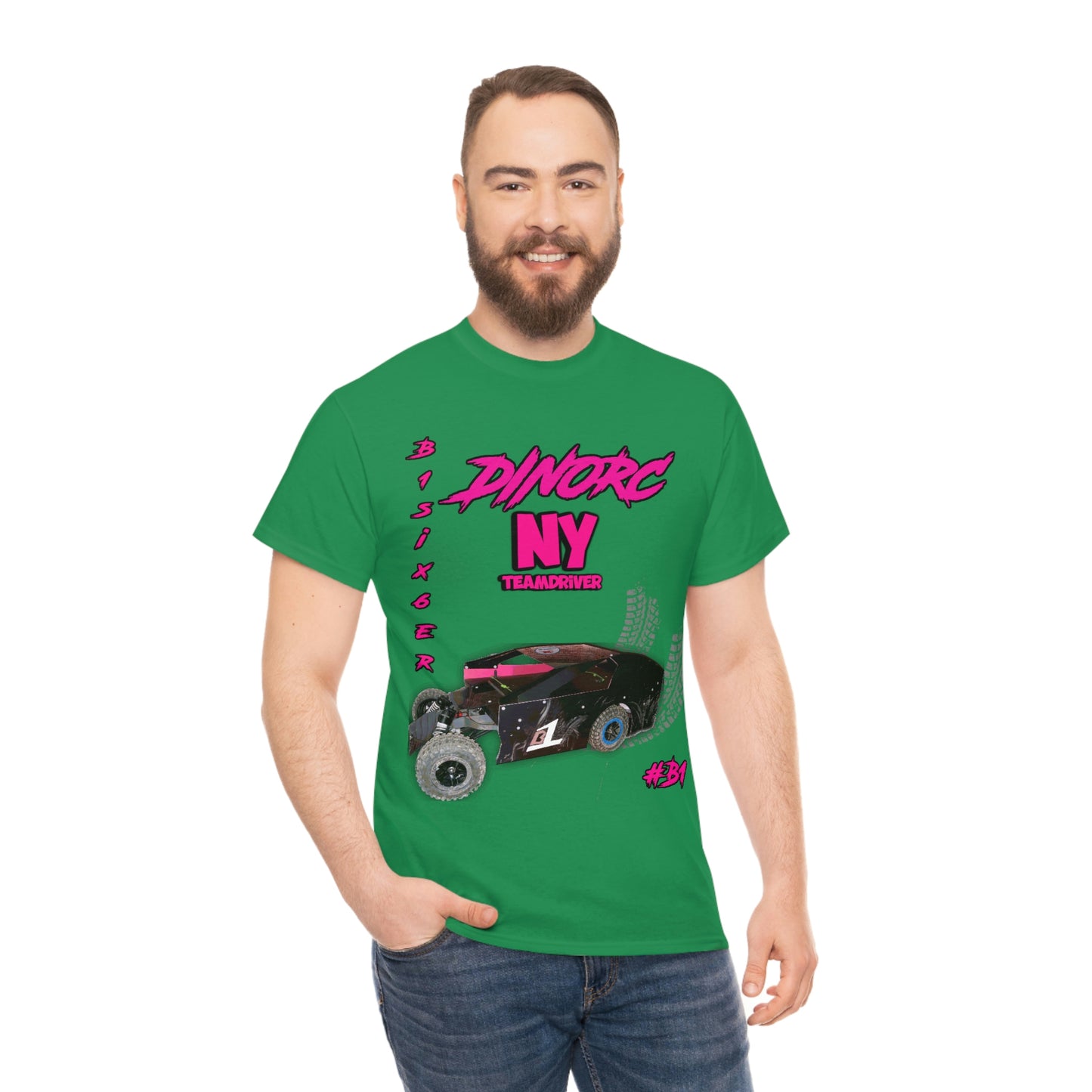 Team Driver Cherry Cherokee Front and Back DinoRc Logo T-Shirt S-5x 5 colors