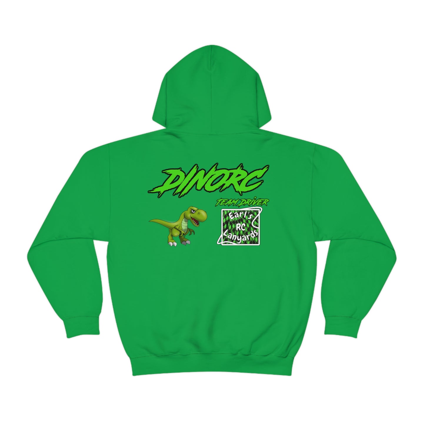 Team Driver Earl's RC Lanyards DinoRC Logo Hooded Sweatshirt Heavy Blend™ Hooded Sweatshirt
