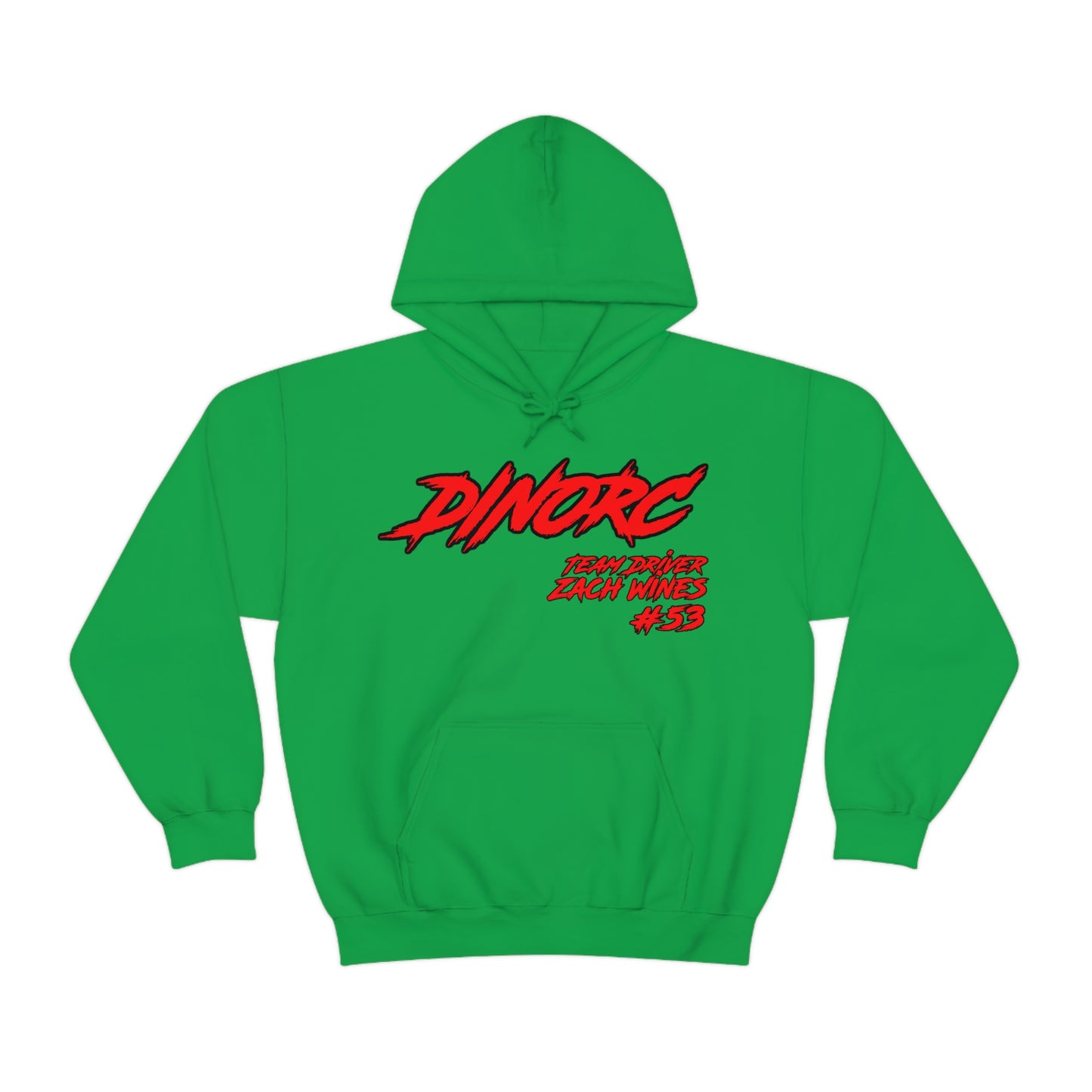 Team Driver Zach Wines DinoRC Logo Hooded Sweatshirt Heavy Blend™ Hooded Sweatshirt