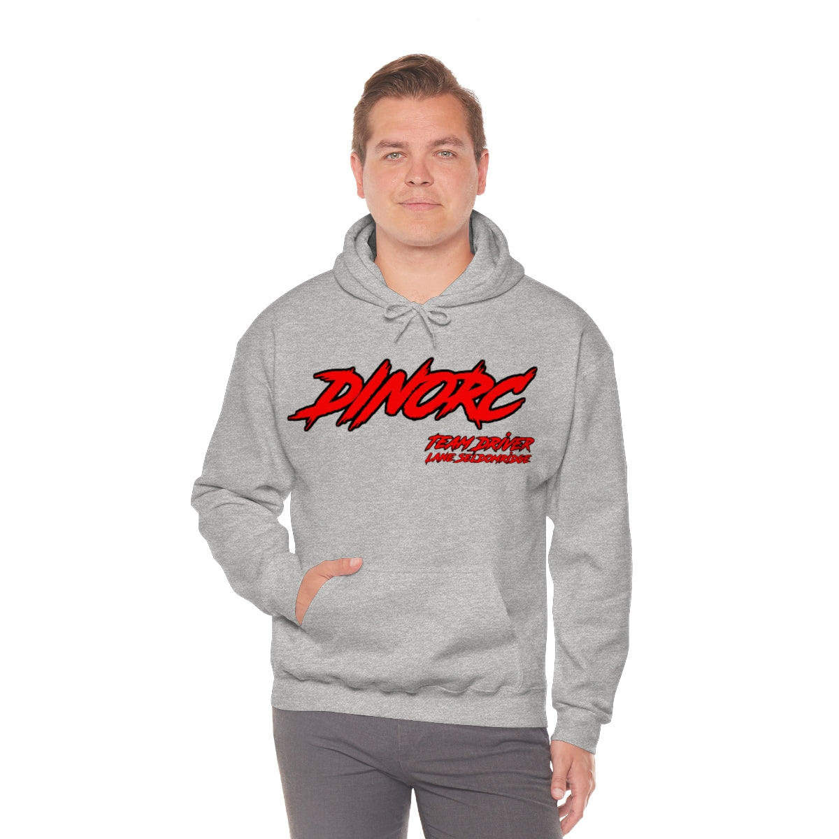 Tean Driver Lane Seldomridge DinoRC Logo Hooded Sweatshirt Heavy Blend™ Hooded Sweatshirt