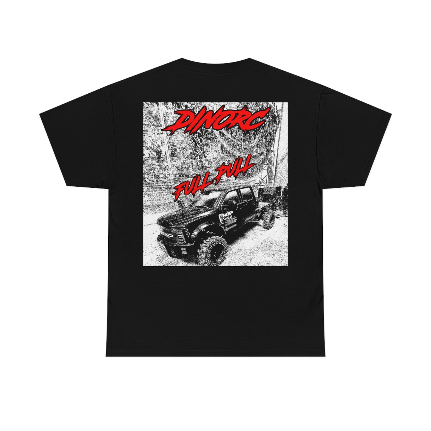 FULL PULL DinoRc Logo front back T-Shirt S-5x