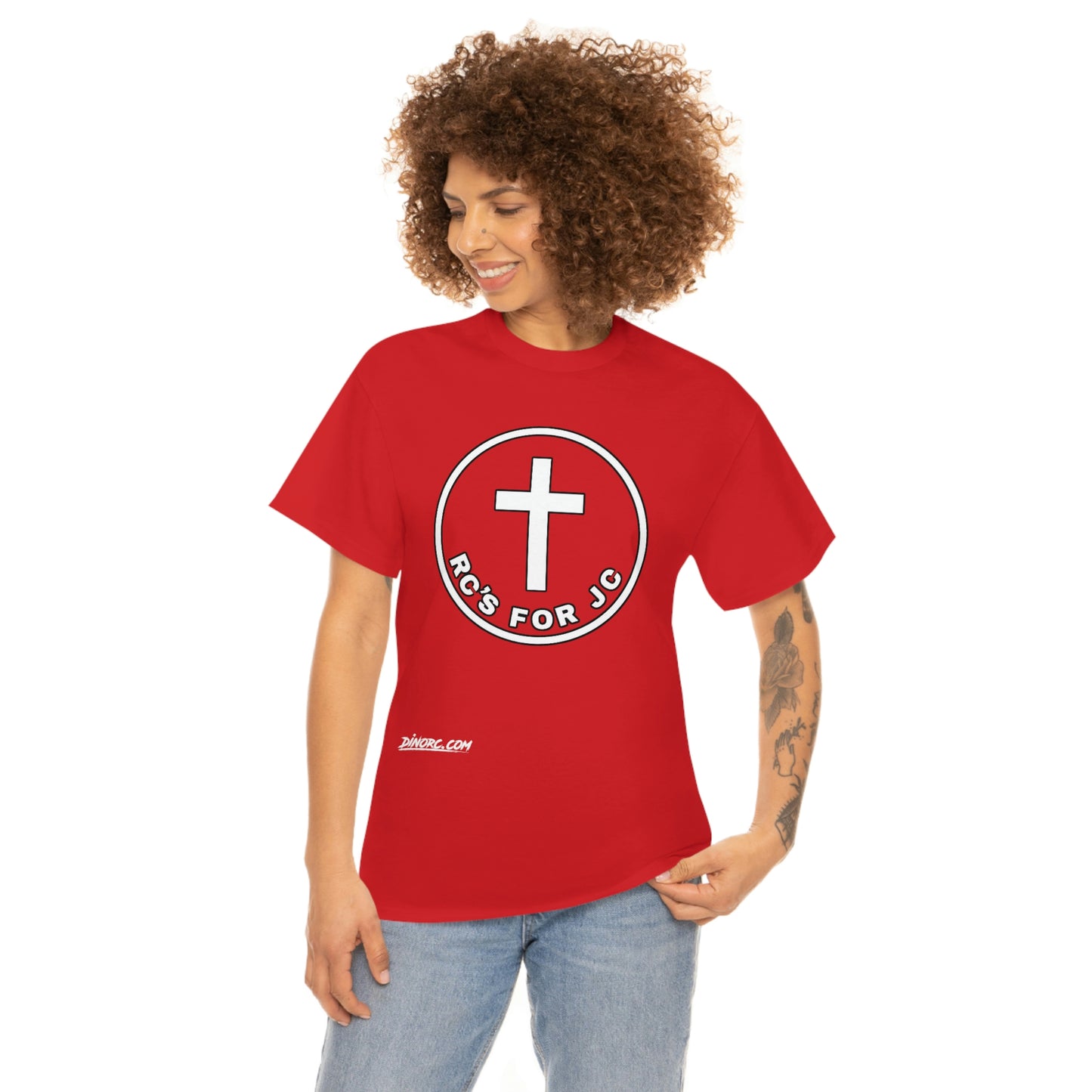 RCSFORJC White Logo 10 color Front only T-Shirt 10 colors S-5x