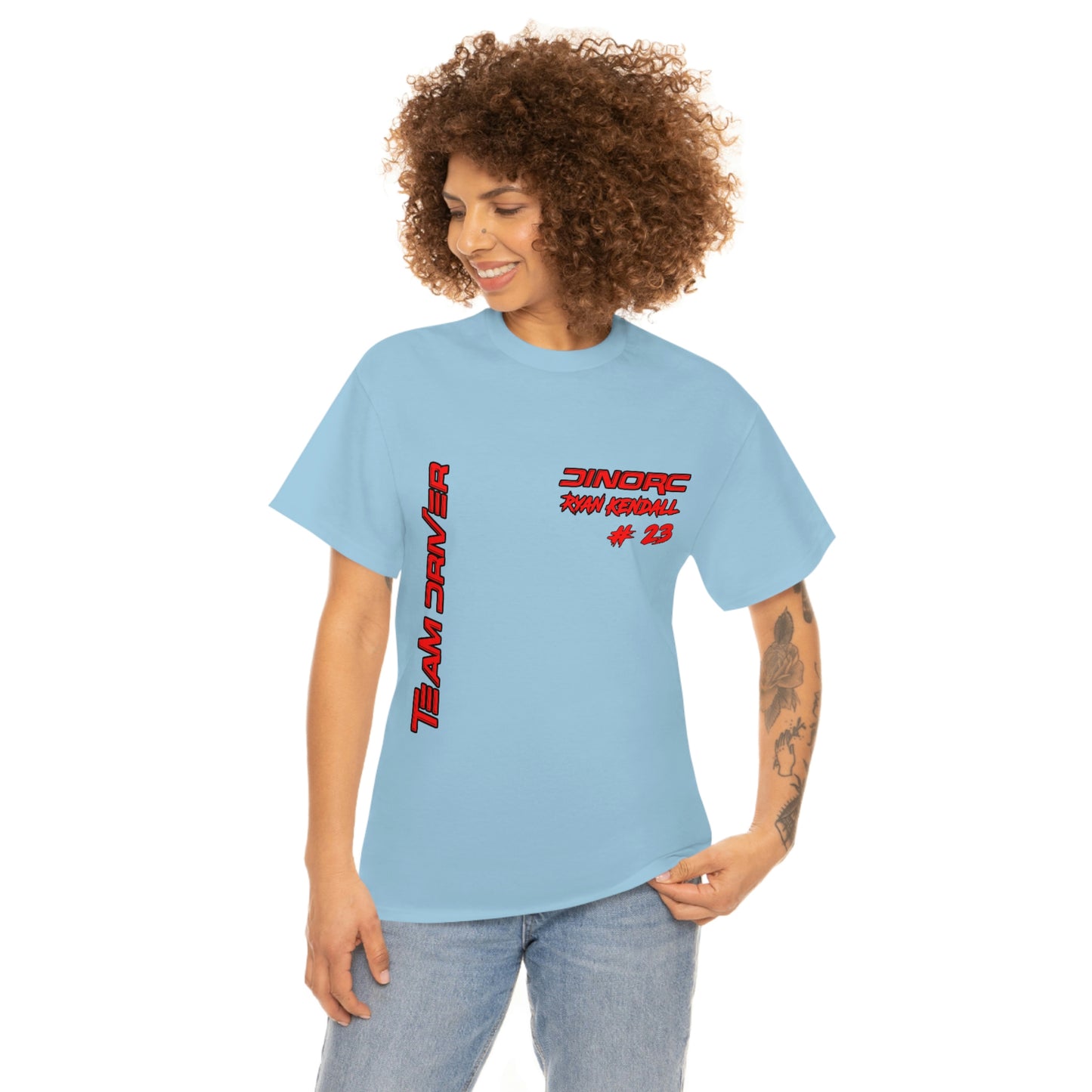 Team Driver Ryan Kendall Front and Back DinoRc Logo T-Shirt S-5x 5 colors