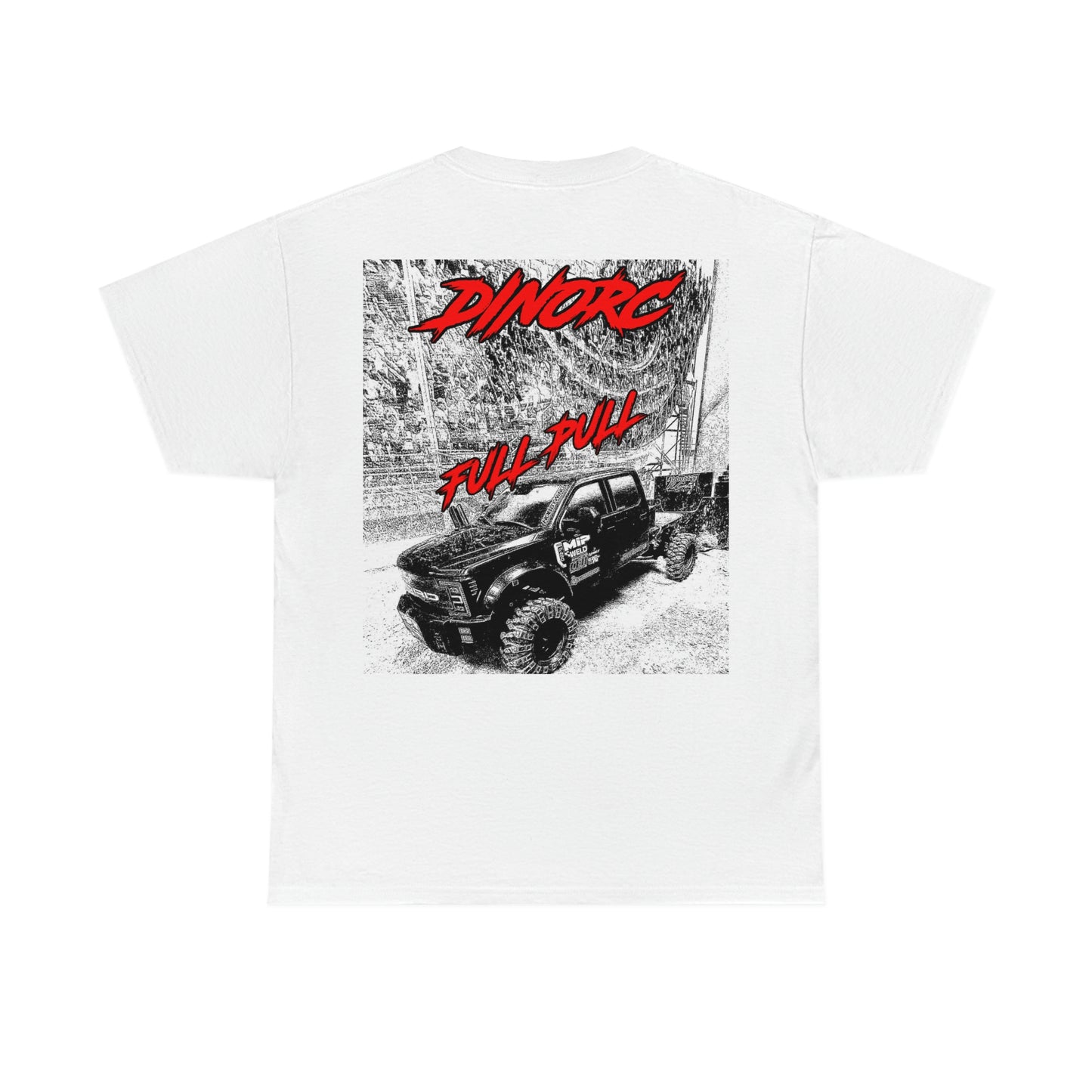 FULL PULL DinoRc Logo front back T-Shirt S-5x