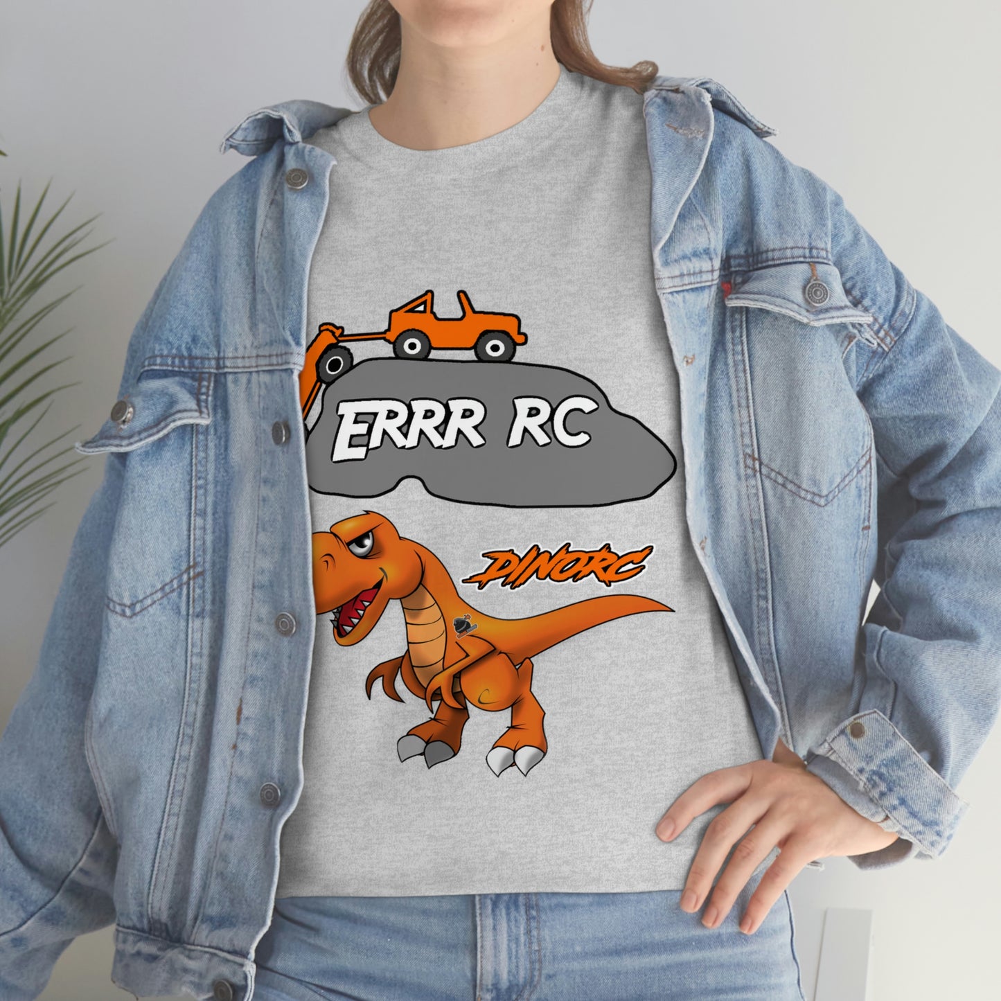 ERRR RC DinoRC Team Driver Jordan Miller Front and Back DinoRc Logo T-Shirt S-5x 5 colors
