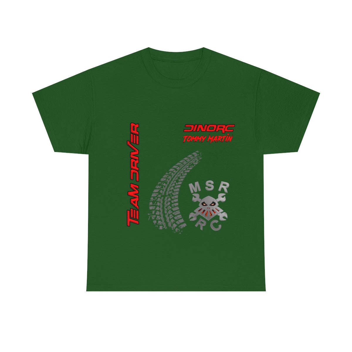 Team Driver Tommy Martin MSR RC Front and Back DinoRc Logo T-Shirt S-5x 5 colors
