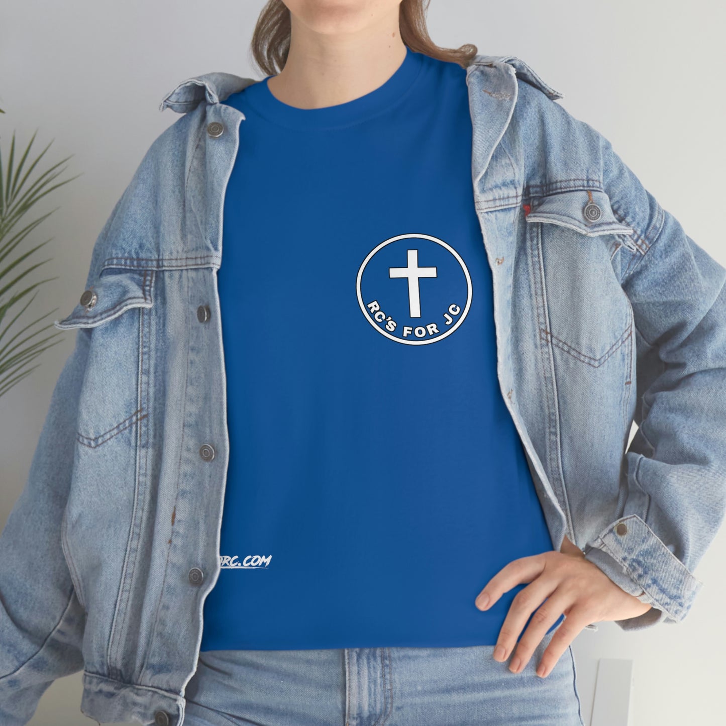 RCSFORJC White Logo Front Back T-Shirt 10 colors S-5x