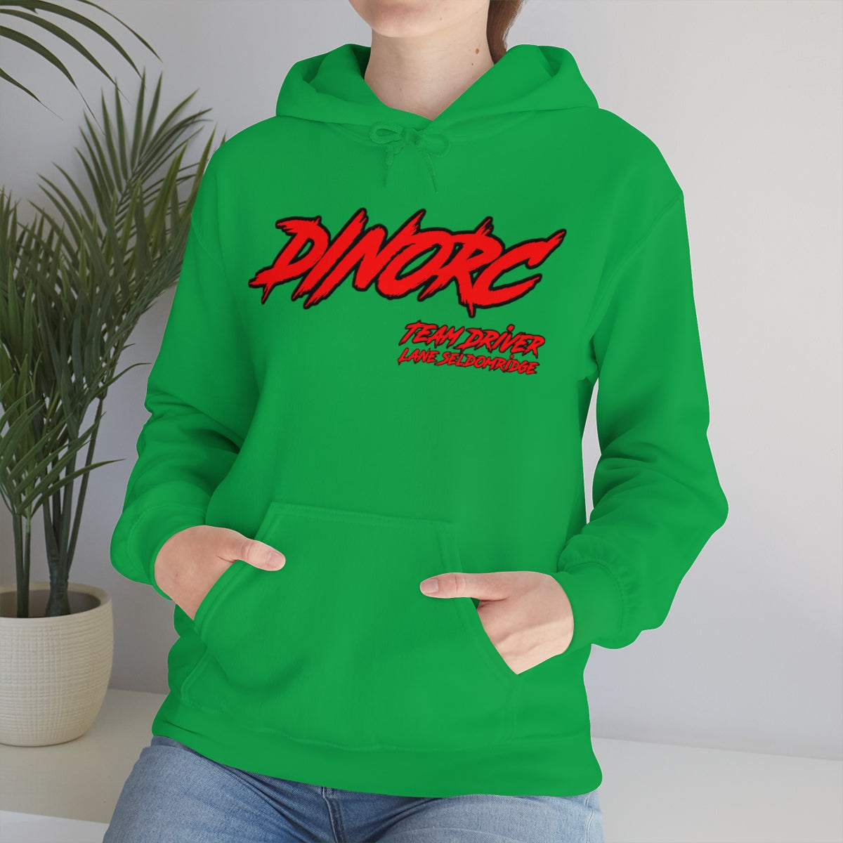 Tean Driver Lane Seldomridge DinoRC Logo Hooded Sweatshirt Heavy Blend™ Hooded Sweatshirt