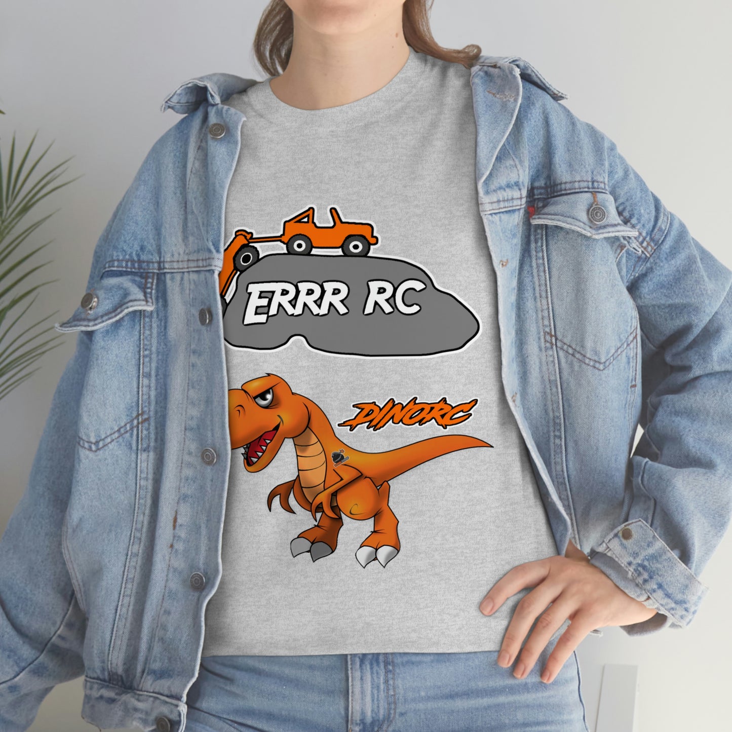 Team Driver Jordan Miller ERRR RC Front and Back DinoRc Logo T-Shirt S-5x 5 colors