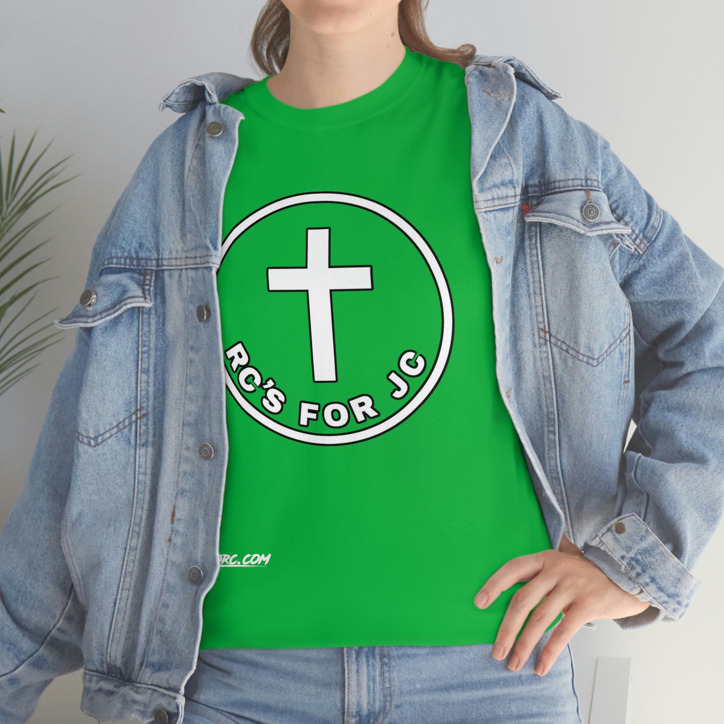 RCSFORJC White Logo 10 color Front only T-Shirt 10 colors S-5x