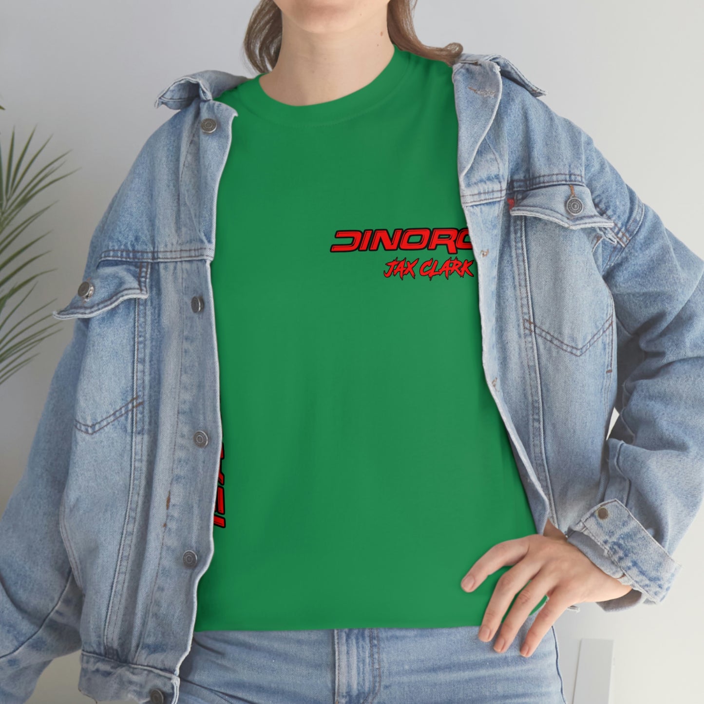Team Driver Jax Clark Front and Back DinoRc Logo T-Shirt S-5x 5 colors