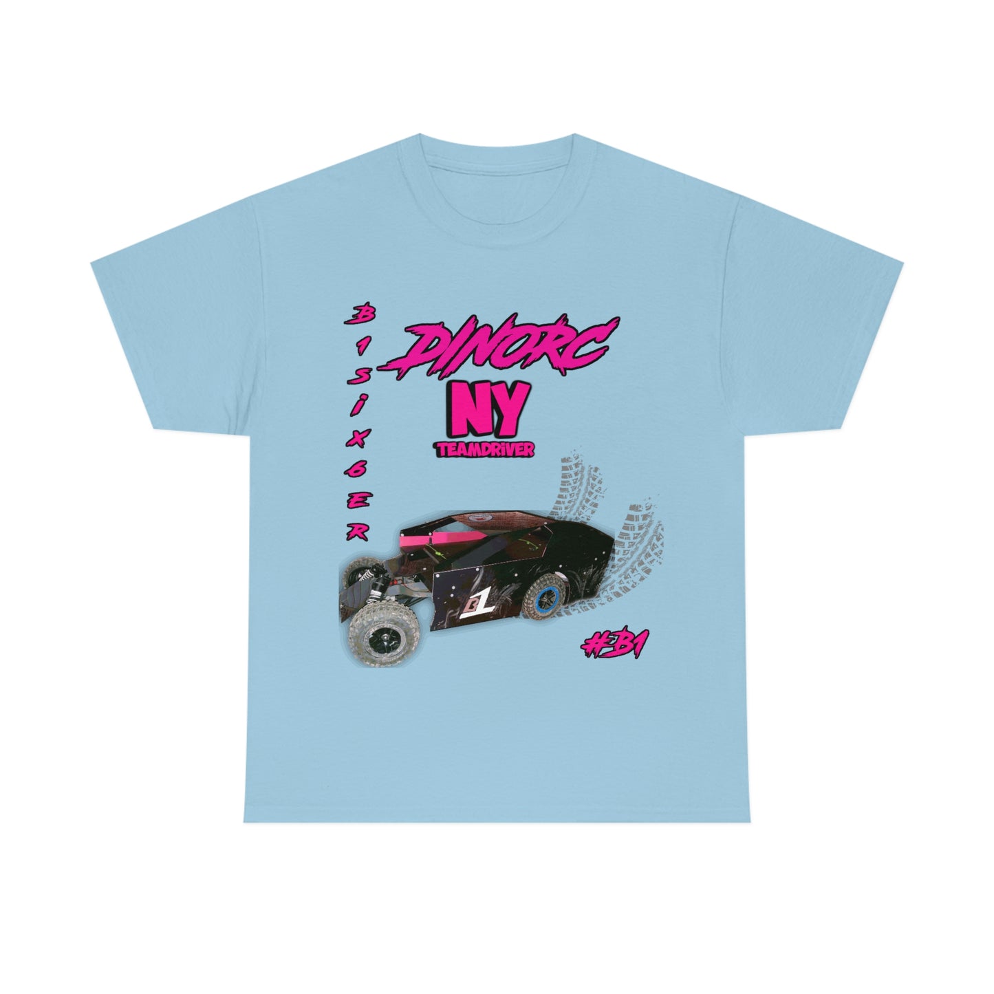 Team Driver Cherry Cherokee Front and Back DinoRc Logo T-Shirt S-5x 5 colors