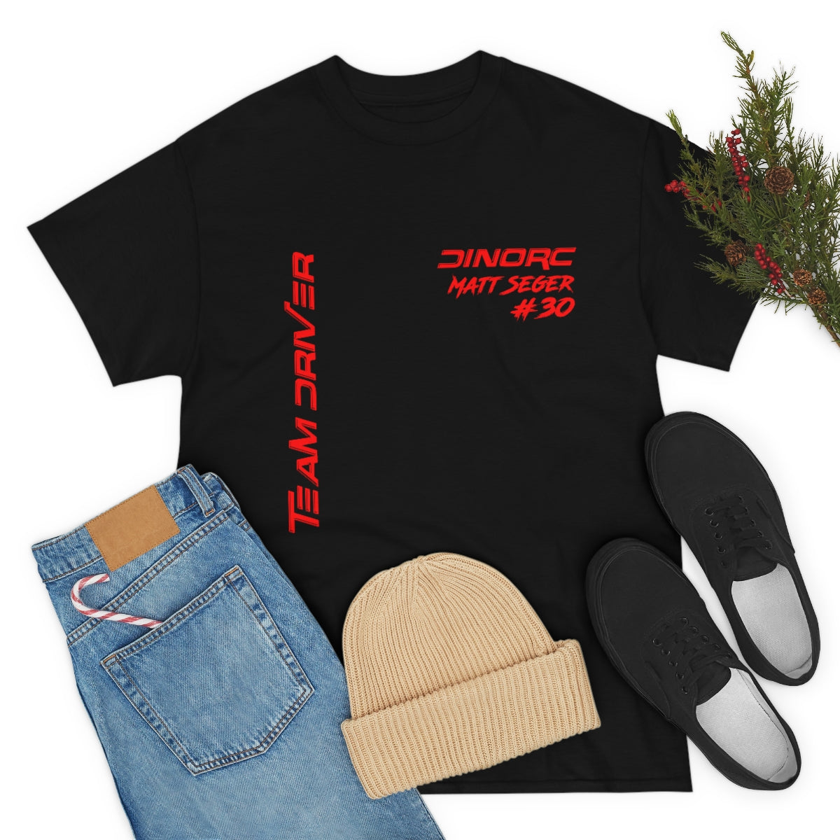 Team Driver Matt Seger Front and Back DinoRc Logo T-Shirt S-5x 5 colors