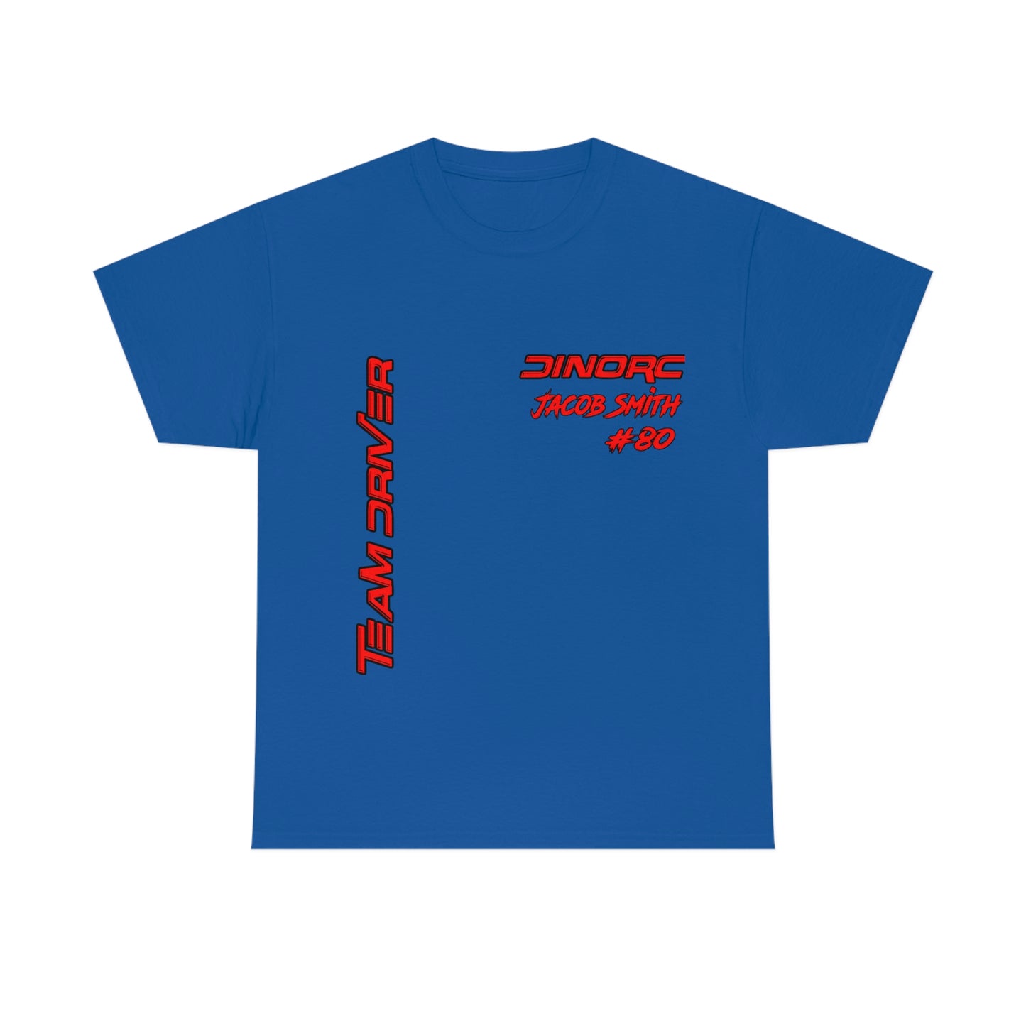 Vertical Team Driver Jacob Smith truck logo Front and Back DinoRc Logo T-Shirt S-5x 5 colors