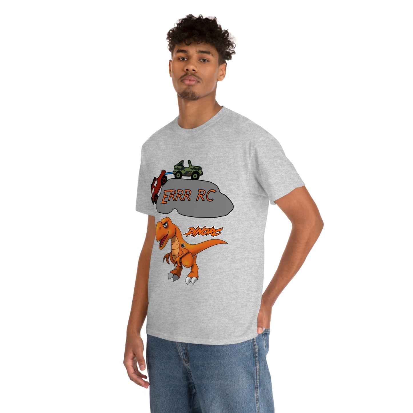 Team Driver Jordan Miller Front and Back DinoRc Logo T-Shirt S-5x 5 colors