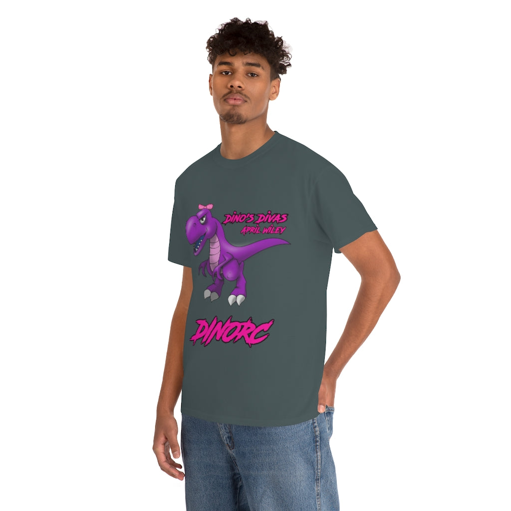 April Wiley Team Driver Dino's Divas DinoRc Logo T-Shirt S-5x