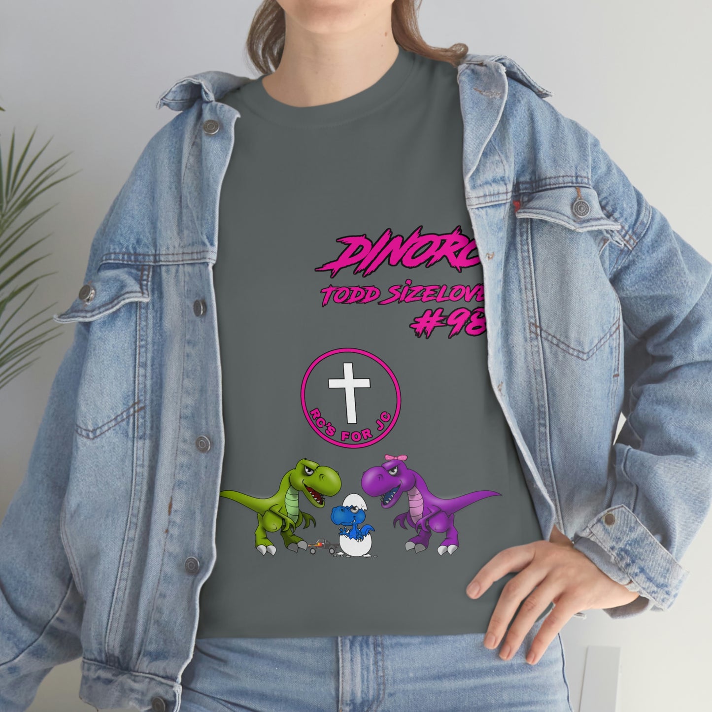Team Driver Todd Sizelove truck logo Front and Back DinoRc Logo T-Shirt S-5x 5 colors