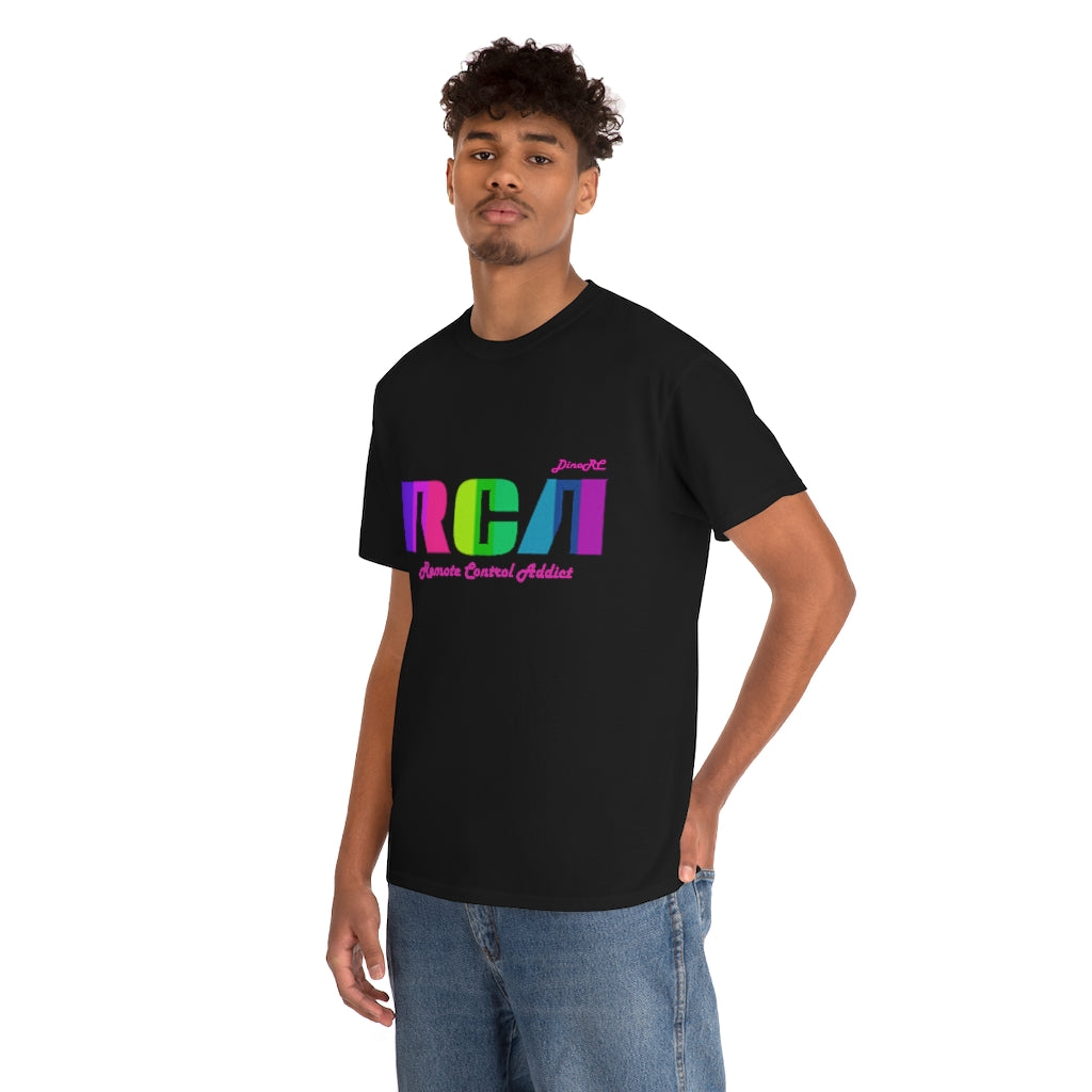 RCA Remote Control Addict DinoRc Logo T-Shirt S-5x Black