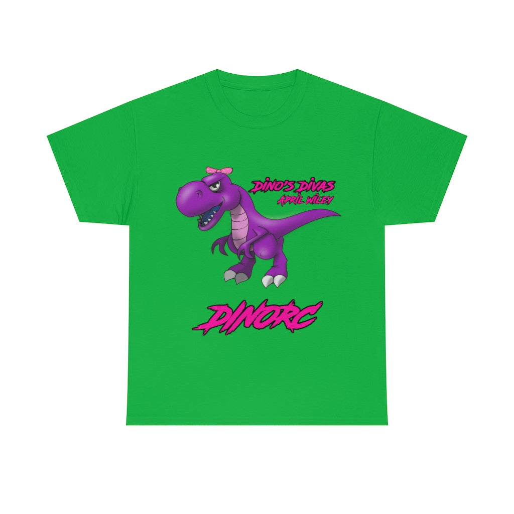April Wiley Team Driver Dino's Divas DinoRc Logo T-Shirt S-5x