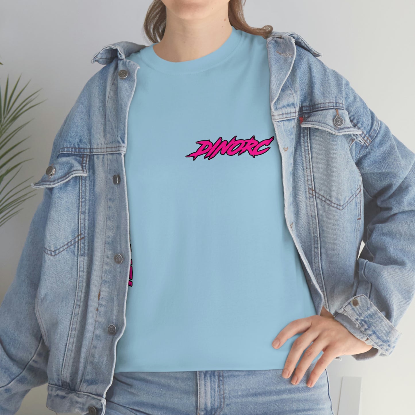 Vertical Team Driver Dino's Divas Front and Back DinoRc Logo T-Shirt S-5x 5 colors