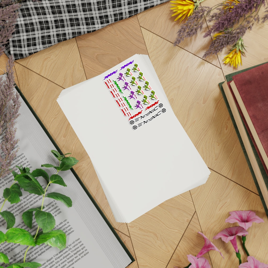 DinoRC Sticker Sheet Bundle, 10pcs