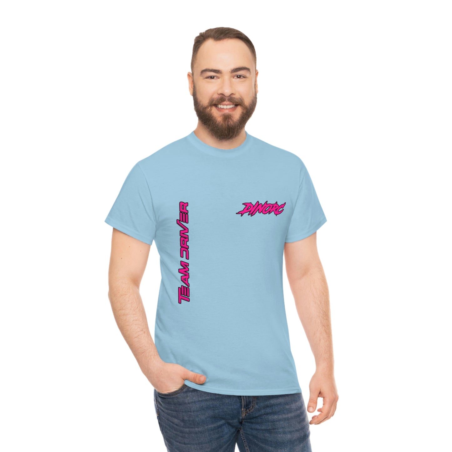 Vertical Team Driver Dino's Divas Front and Back DinoRc Logo T-Shirt S-5x 5 colors