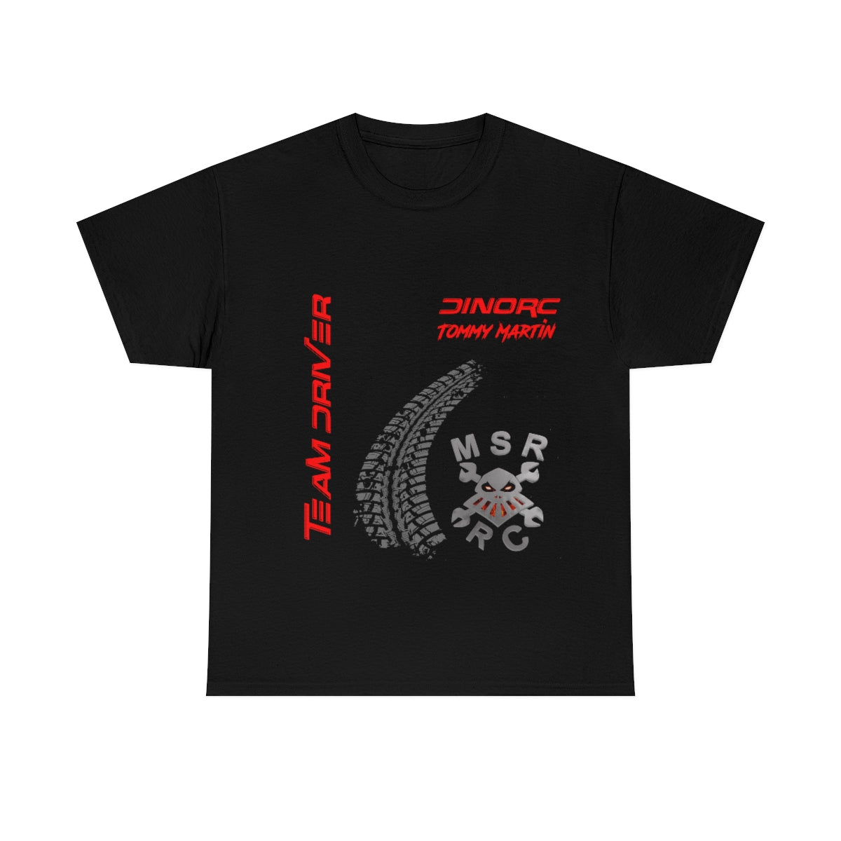 Team Driver Tommy Martin MSR RC Front and Back DinoRc Logo T-Shirt S-5x 5 colors