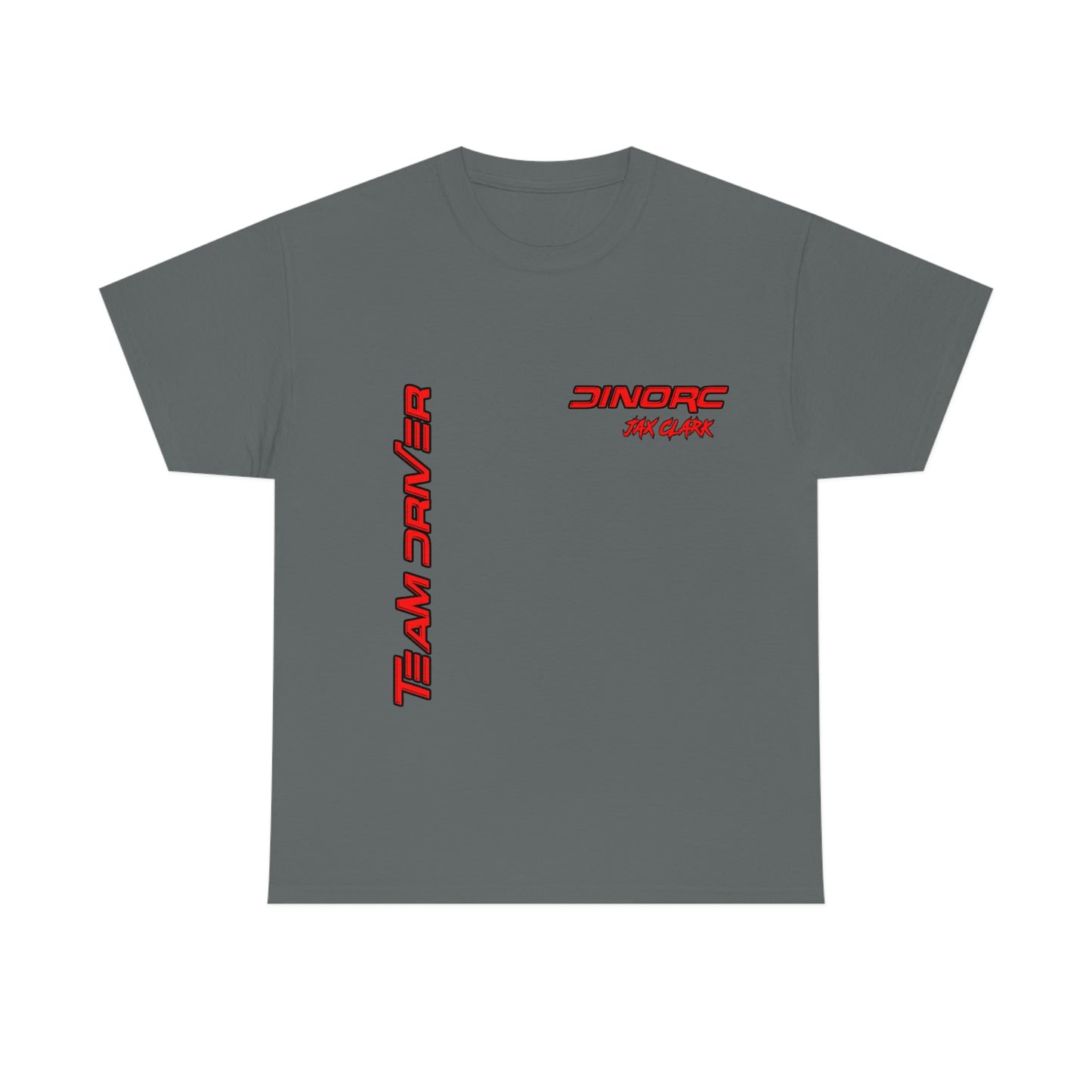 Team Driver Jax Clark Front and Back DinoRc Logo T-Shirt S-5x 5 colors