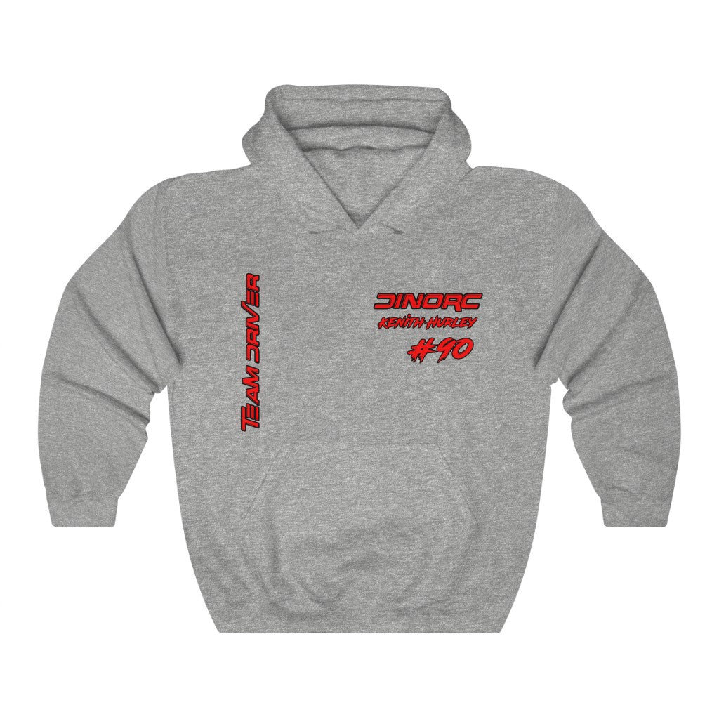 Team Driver Kenith Hurley DinoRC Logo Front Back Heavy Blend™ Hooded Sweatshirt