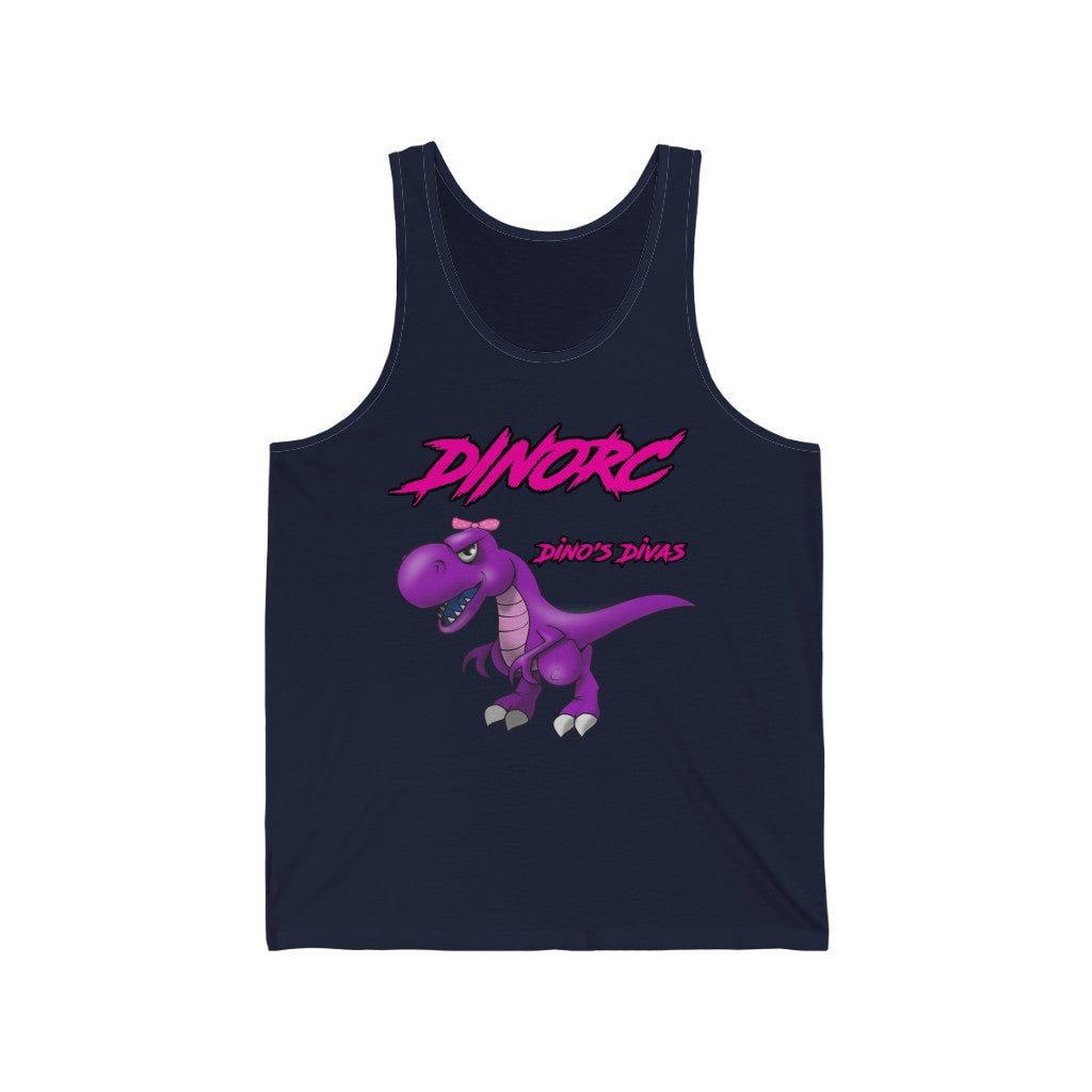 Dino's Divas DinoRC Logo Jersey Tank Top