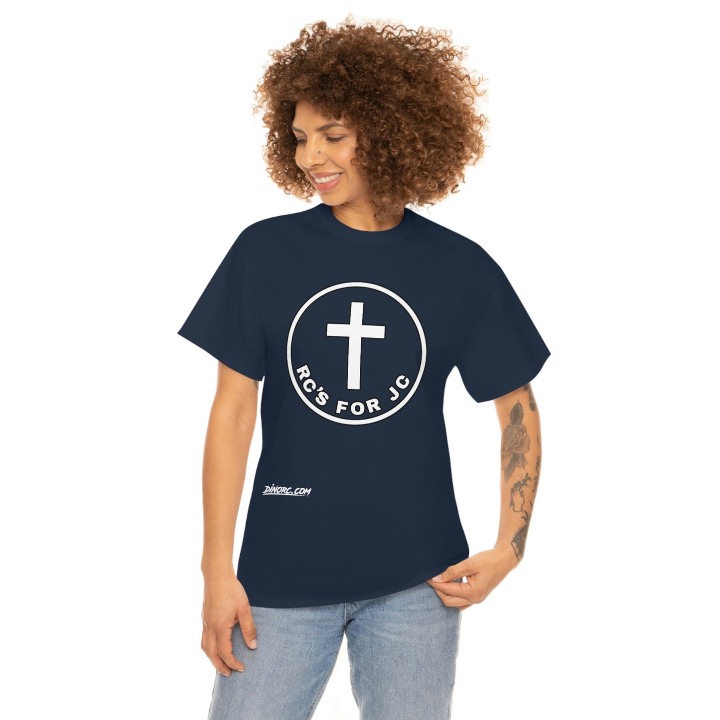RCSFORJC White Logo 10 color Front only T-Shirt 10 colors S-5x
