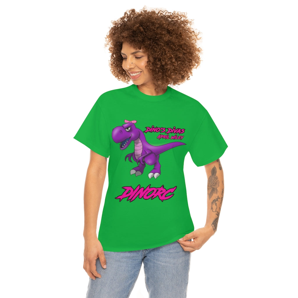 April Wiley Team Driver Dino's Divas DinoRc Logo T-Shirt S-5x