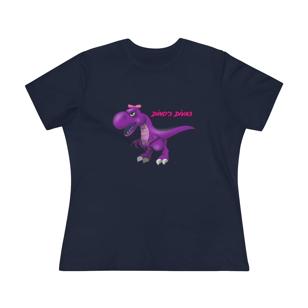 Dino's Divas Women's DinoRC Logo Premium Tee