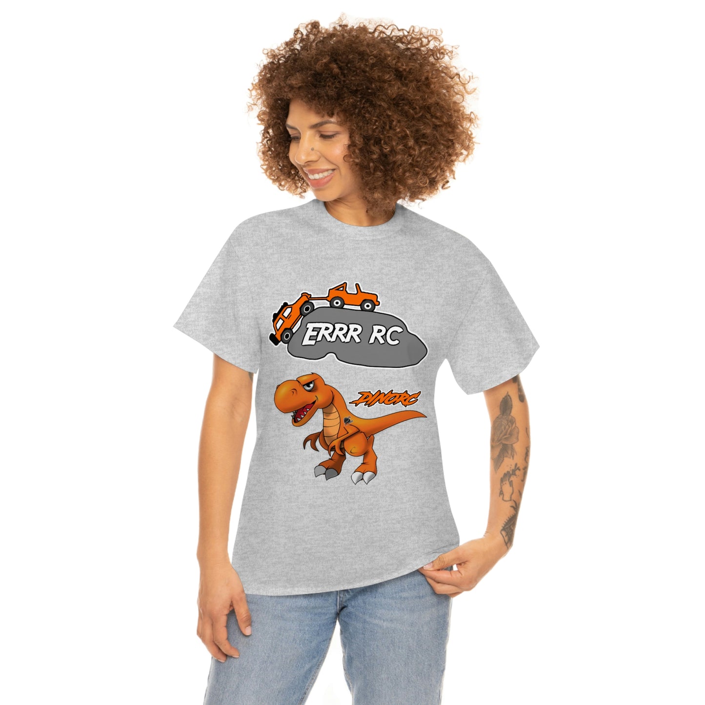 Team Driver Jordan Miller ERRR RC Front and Back DinoRc Logo T-Shirt S-5x 5 colors