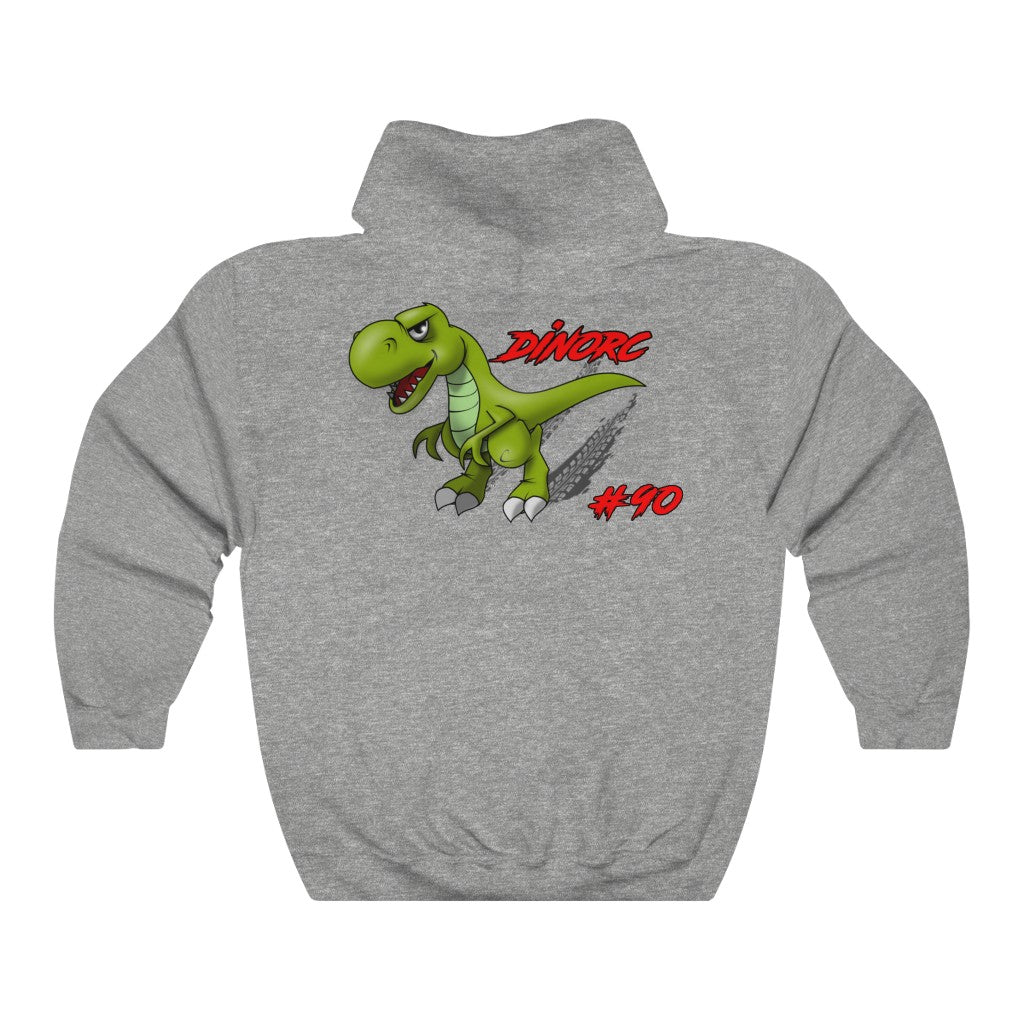 Team Driver Kenith Hurley DinoRC Logo Front Back Heavy Blend™ Hooded Sweatshirt